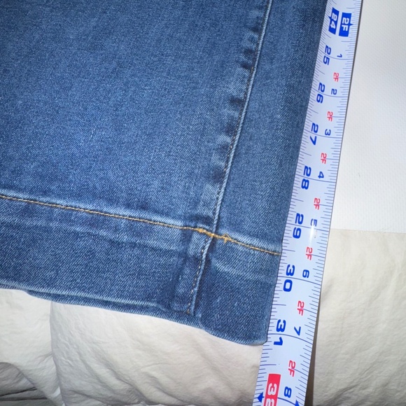 EVERLANE Wide Leg Jeans The HIGH-KEY Med indigo Jeans New 33 /16 - Picture 11 of 12